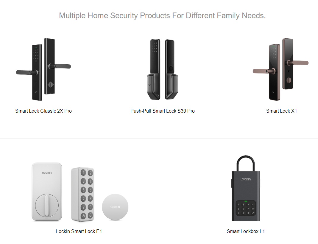 smart lock products for home from Yunding Lockin.png