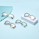 Emma High Quality Metal Acetate Combination Eyeglasses Frame