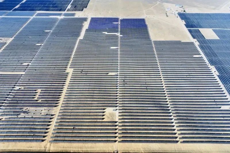 3000MW！我国单体容量最大采煤沉陷区光伏基地投运