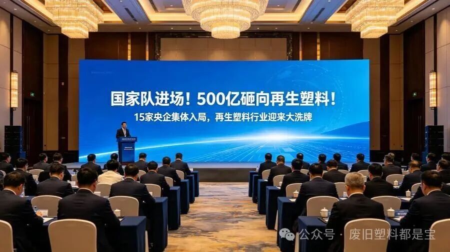 国家队进场！500 亿砸向再生塑料！15 家央企集体入局，再生塑料行业迎来大洗牌？